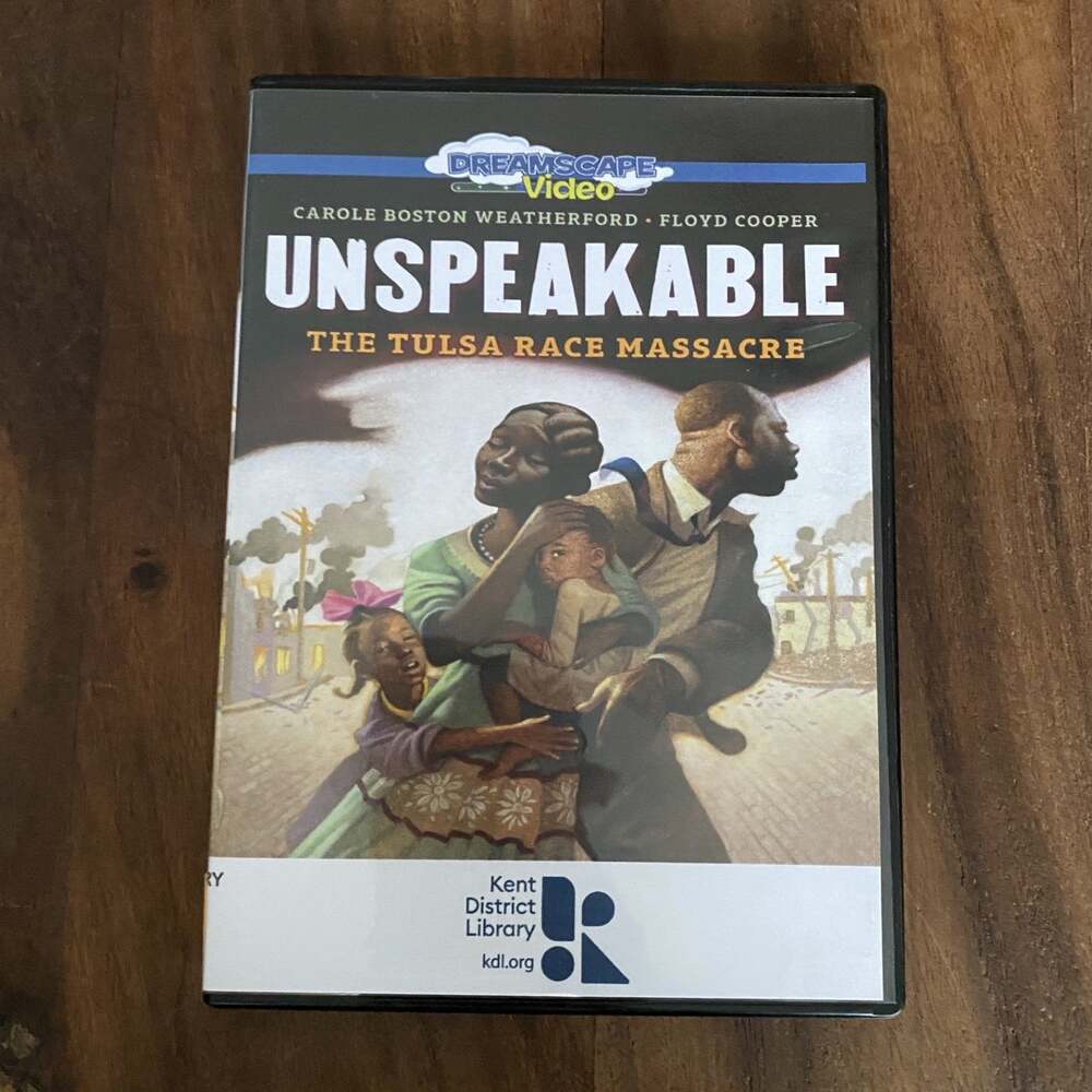 Unspeakable: The Tulsa Race Massacre DVD Dreamscape Video 2021 Ex Library